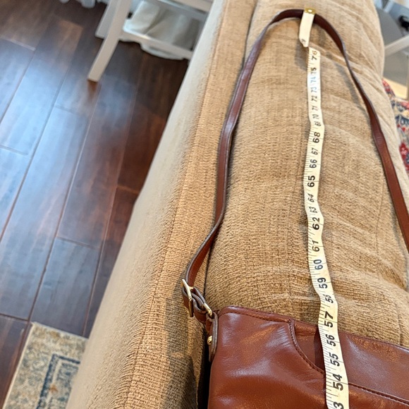 Margot Rich Brown Leather Messenger Bag - Picture 10 of 10